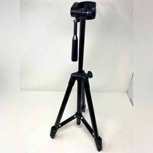 Black Camera Tripod